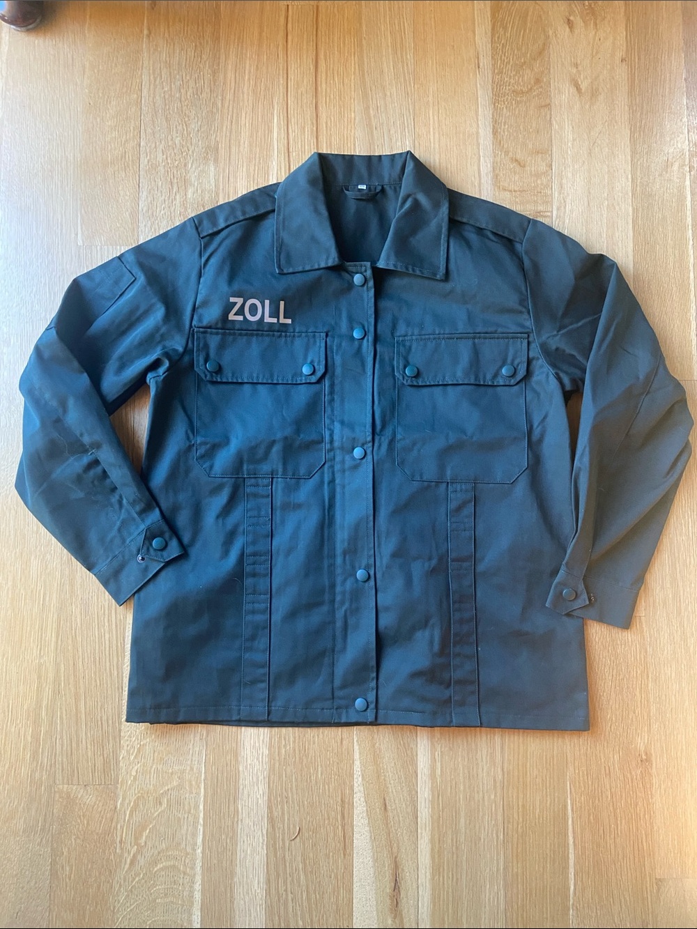 ZOLL German Customs Military Replica Jacket Green w/ Reflective Lettering